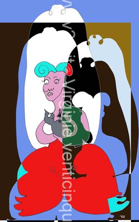 au milieu de la reine 